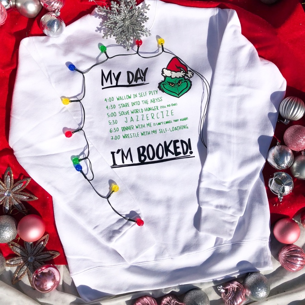 COPY - Grinch Inspired Christmas Sweatshirt